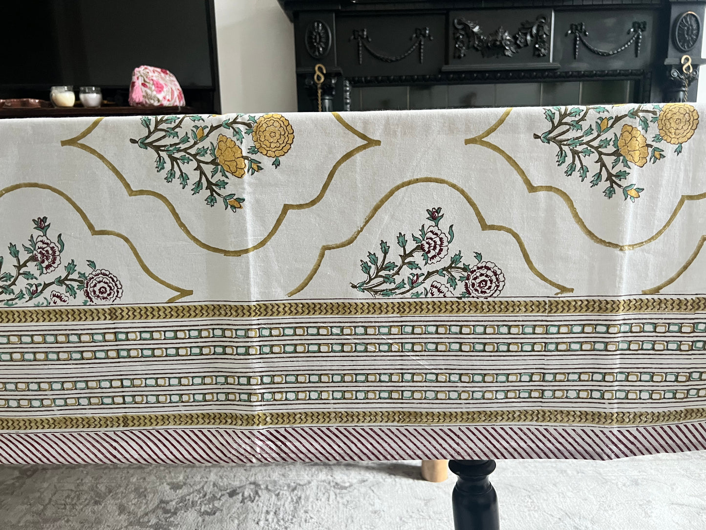 HAND BLOCK PRINTED TABLE CLOTH