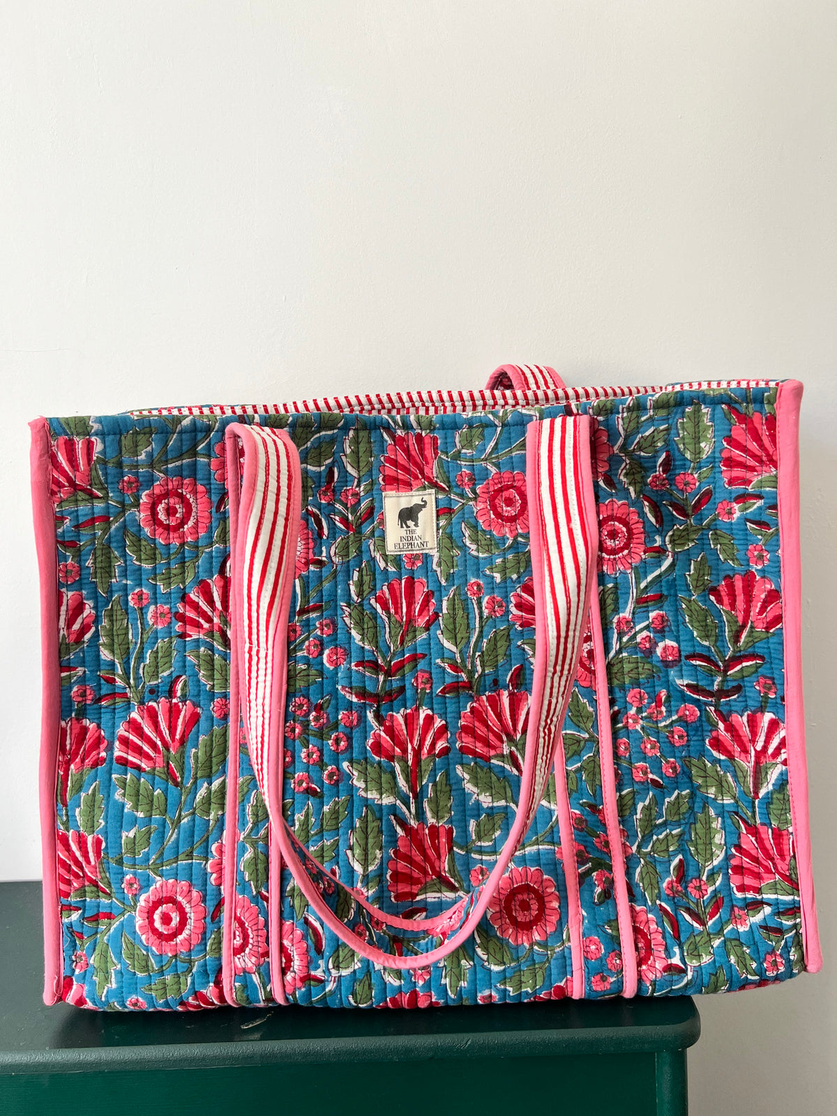 AZALEAS PINK REVERSIBLE TOTE BAG