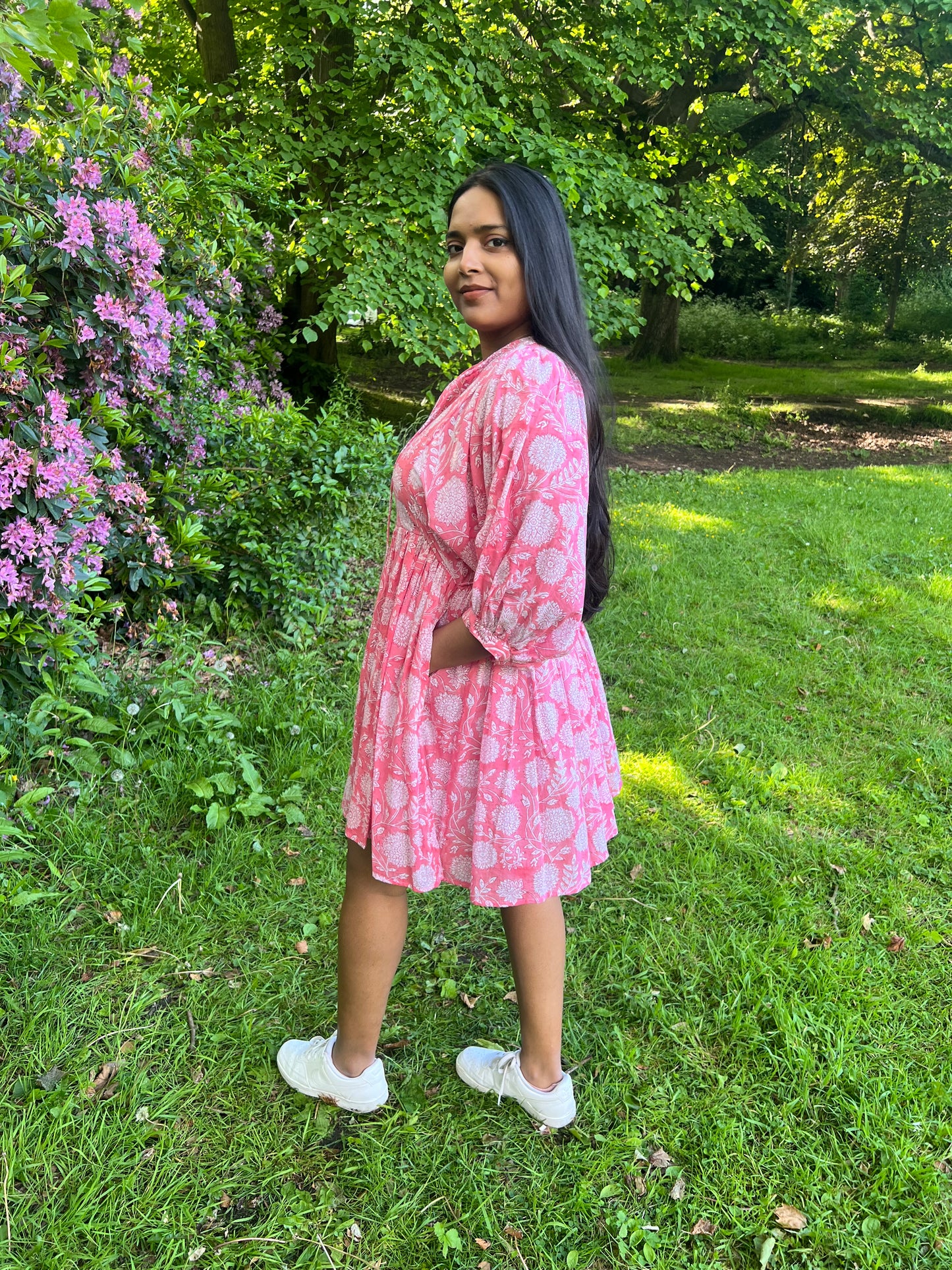 PINK SHORT DRESS