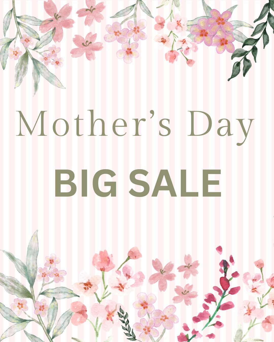 MOTHER'S DAY SALE