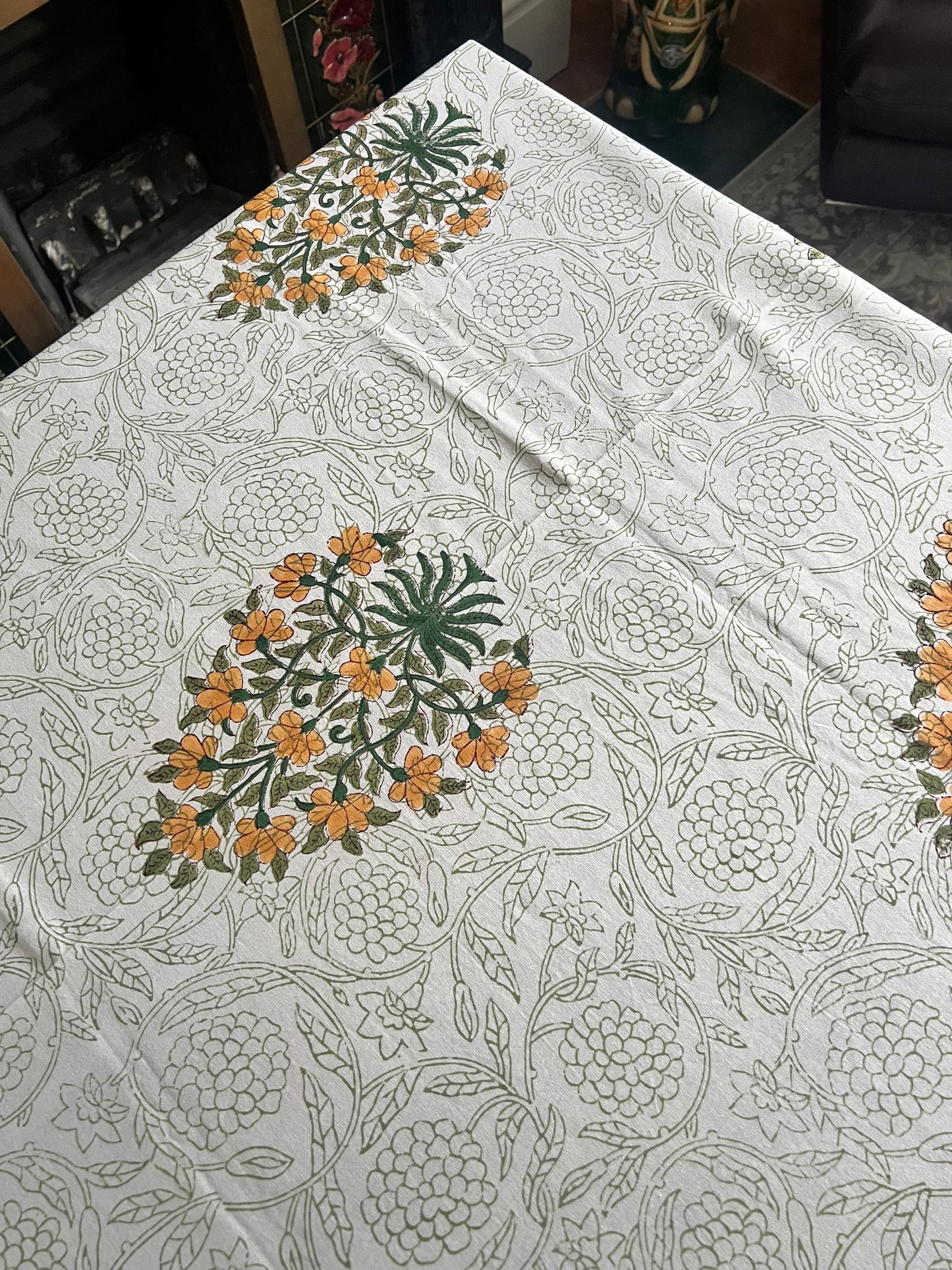HAND BLOCK PRINTED TABLE CLOTH