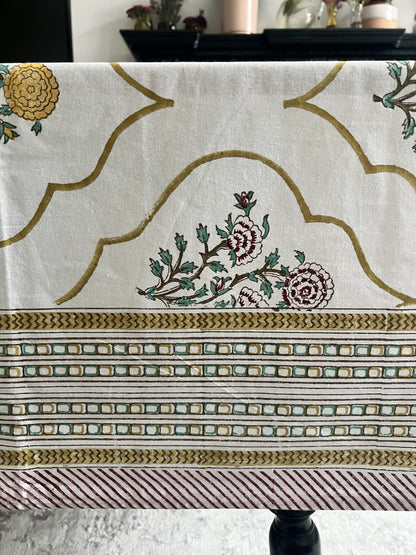 HAND BLOCK PRINTED TABLE CLOTH