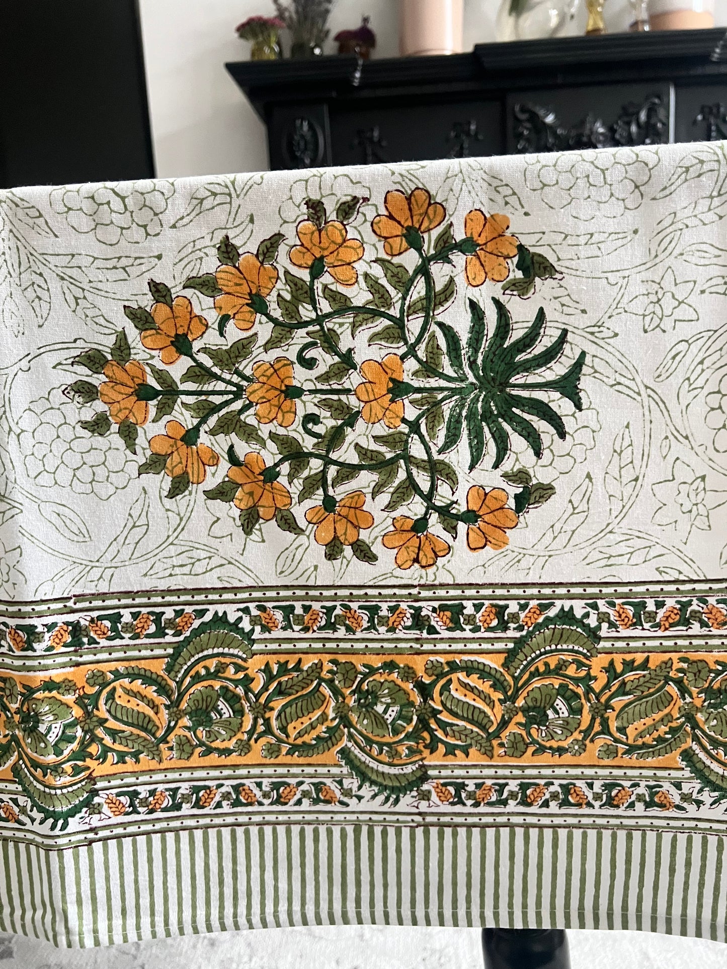 HAND BLOCK PRINTED TABLE CLOTH