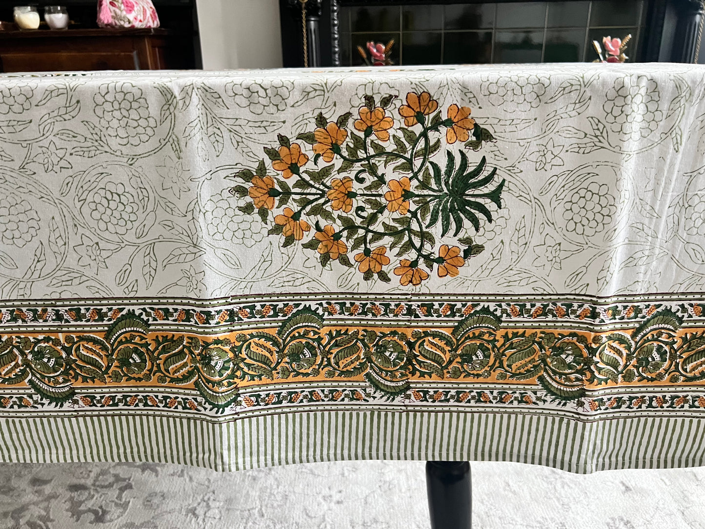 HAND BLOCK PRINTED TABLE CLOTH