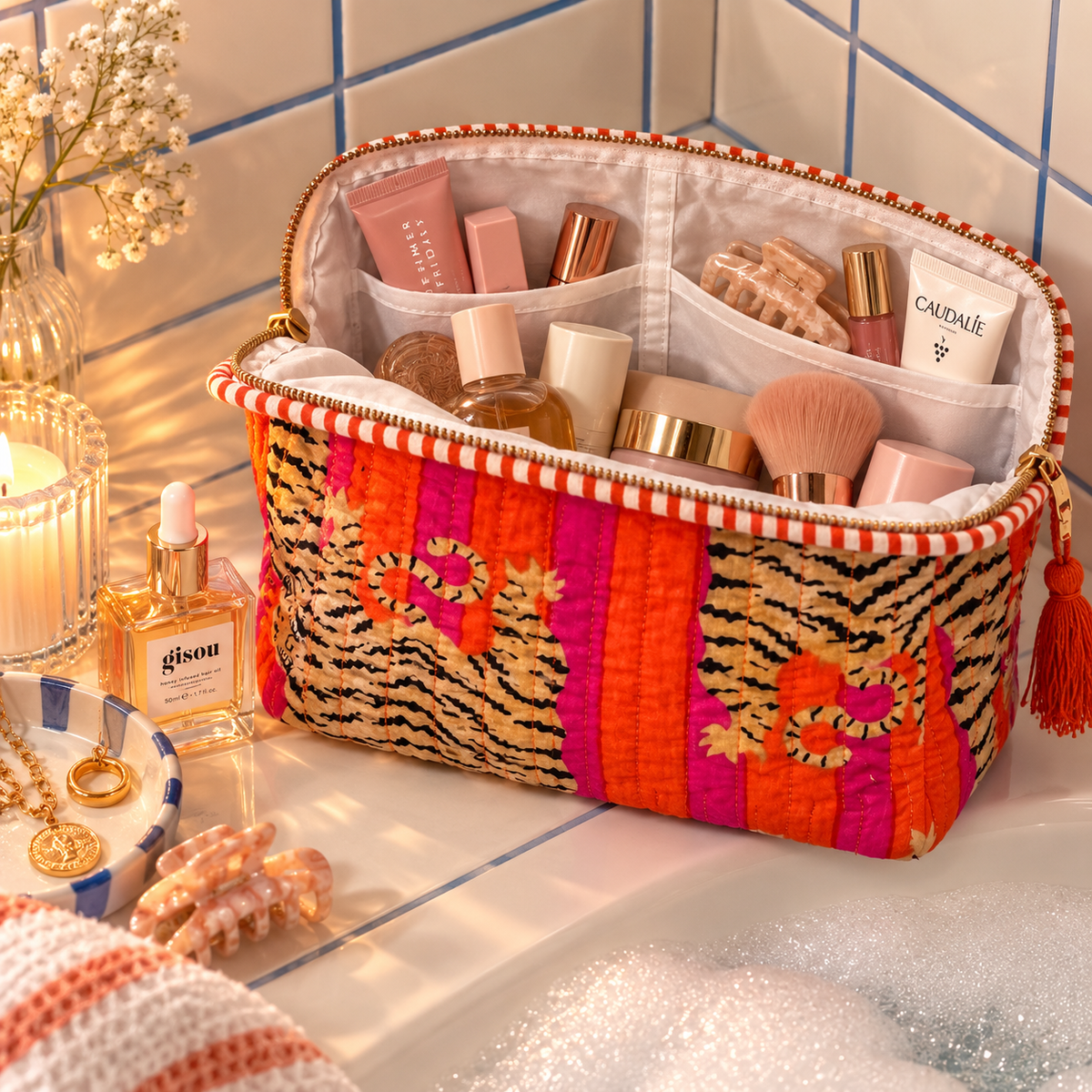ORANGE TIGER XL WASH BAG