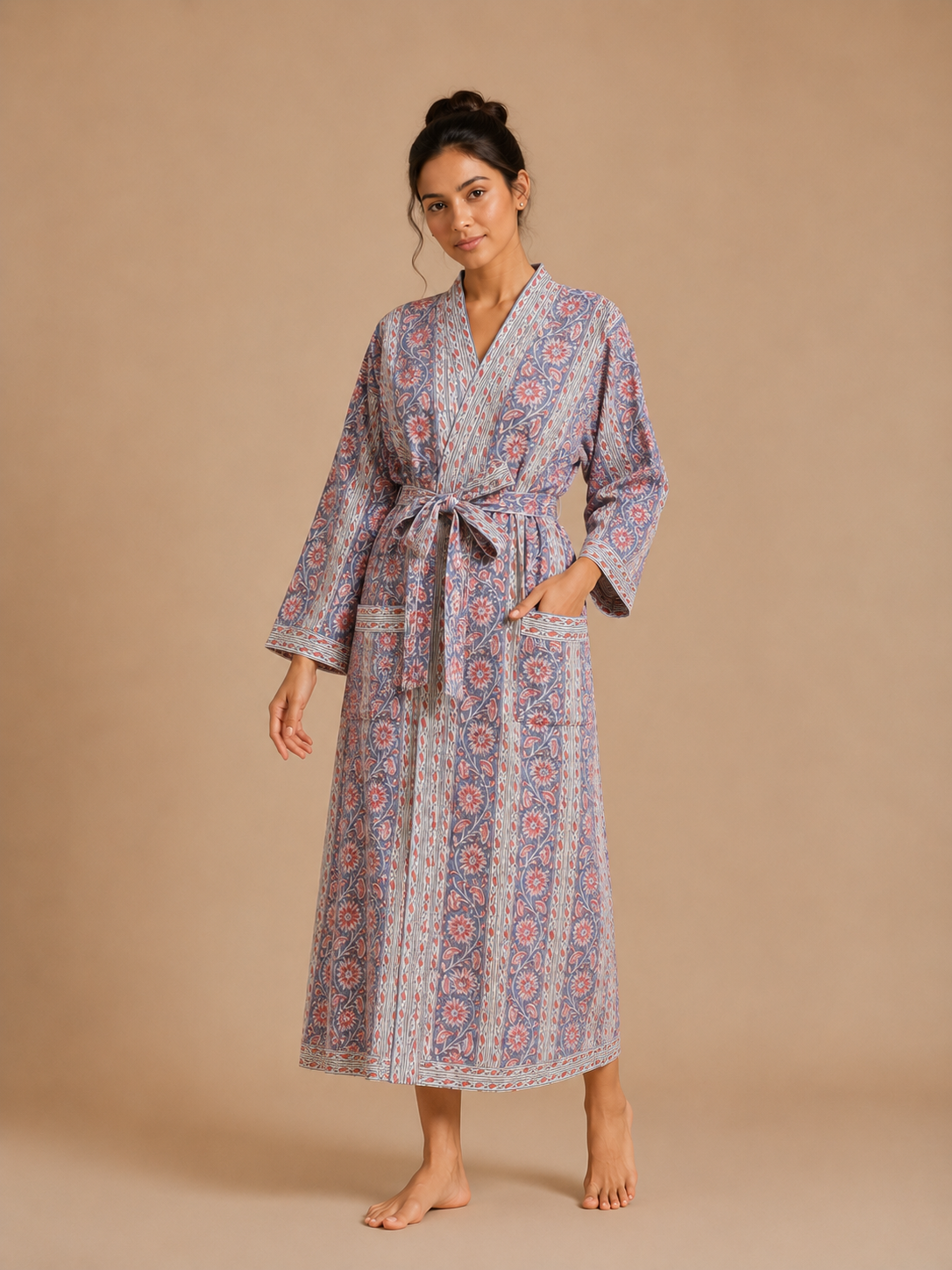 LONG DRESSING GOWN/ROBE