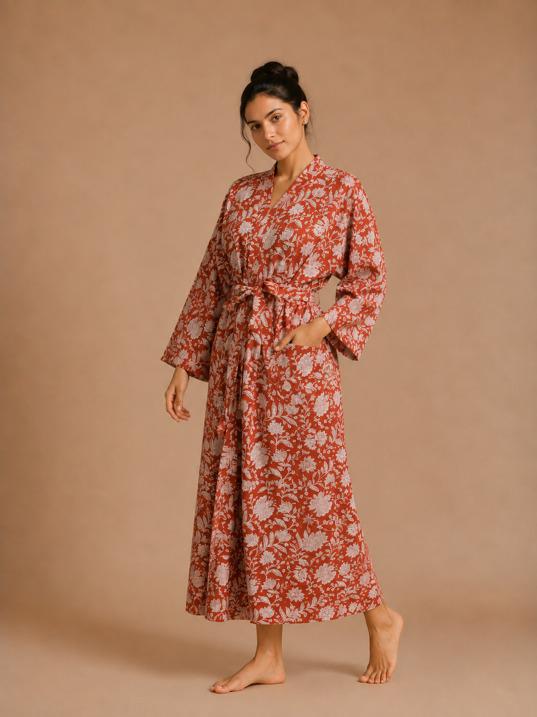LONG DRESSING GOWN/ROBE