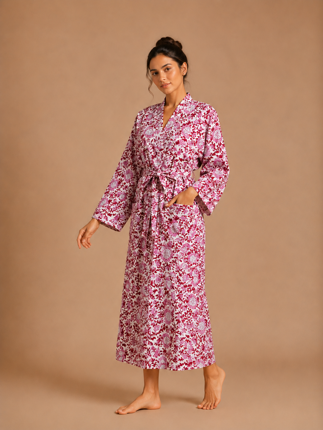LONG DRESSING GOWN/ROBE