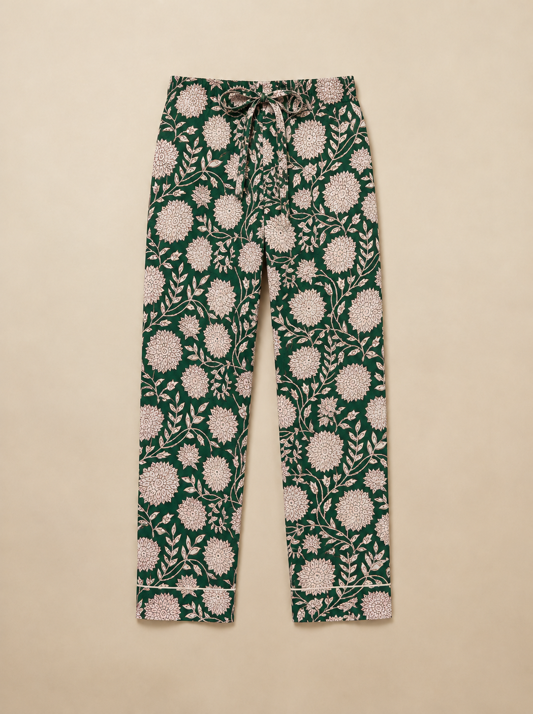 CHRITMAS GREEN COTTON PJ SET