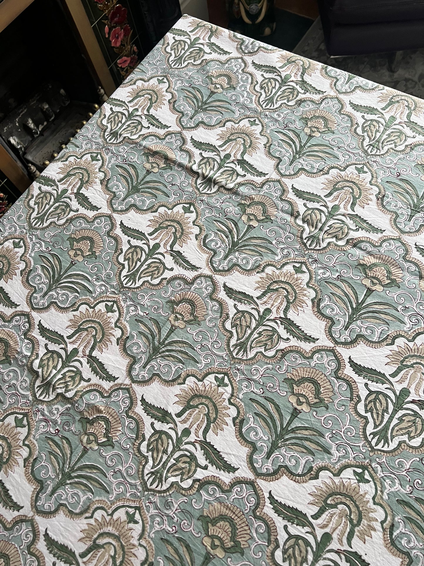 HAND BLOCK PRINTED TABLE CLOTH