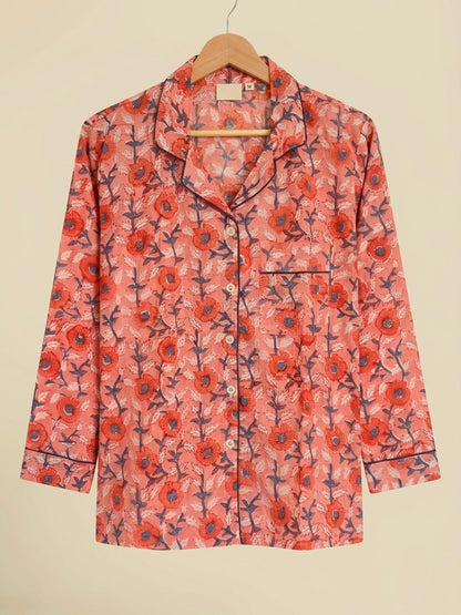 CUTE PEACH COTTON PJ