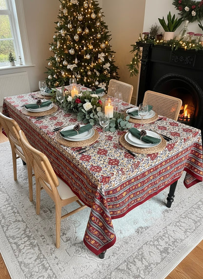 HAND BLOCK PRINTED TABLE CLOTH