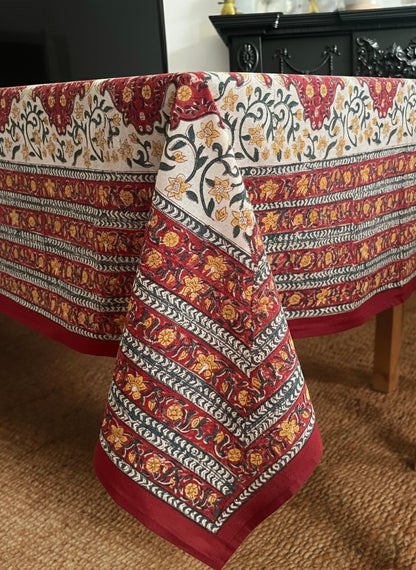 HAND BLOCK PRINTED TABLE CLOTH