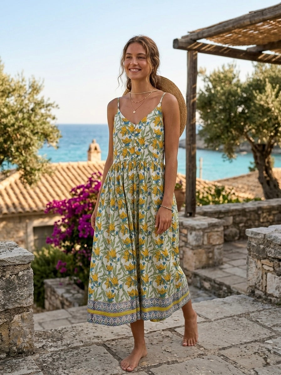 HOLIDAY COTTON DRESS