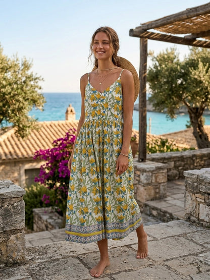 HOLIDAY COTTON DRESS