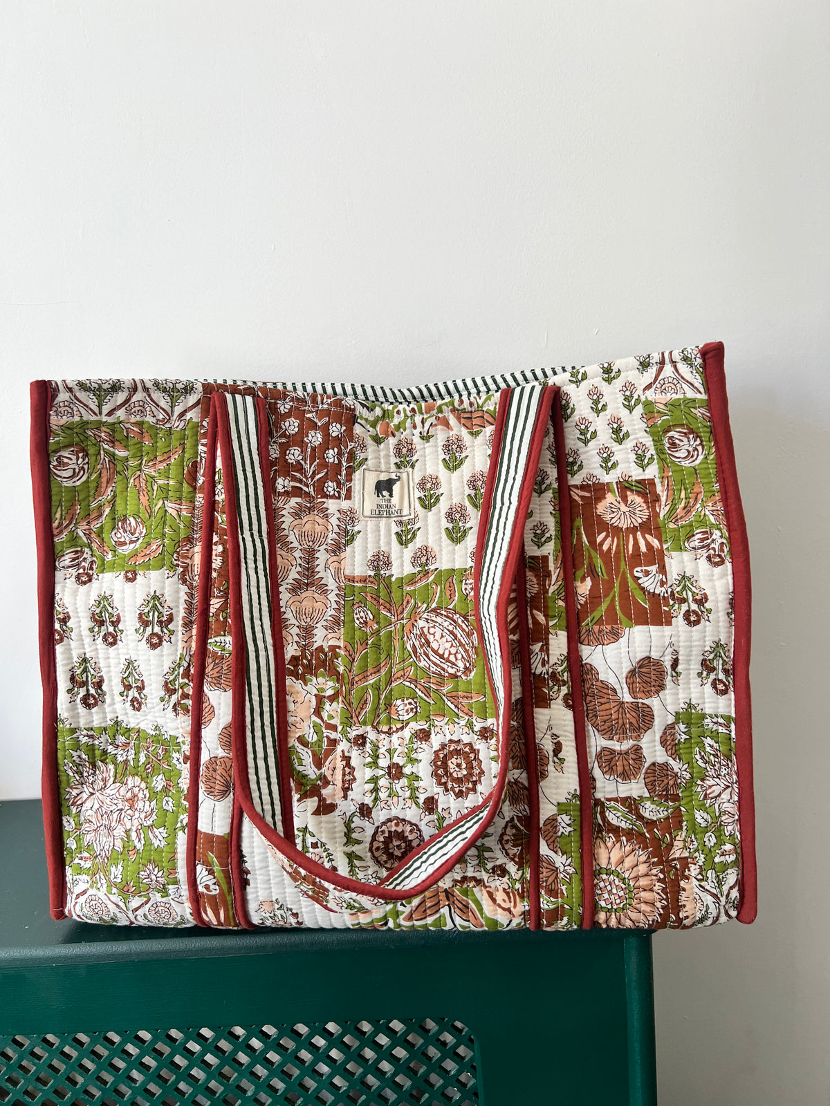 AUTUMN PATCH REVERSIBLE TOTE BAG