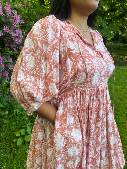 BEIGH SHORT DRESS