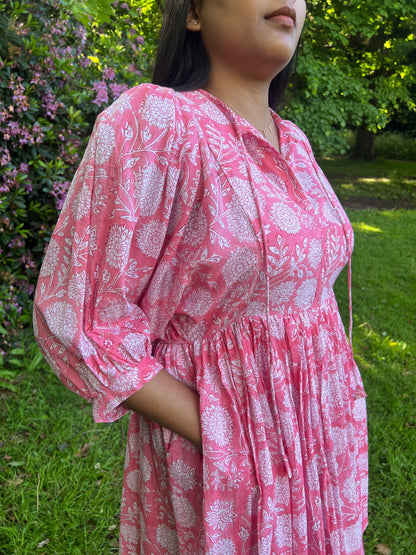 PINK SHORT DRESS