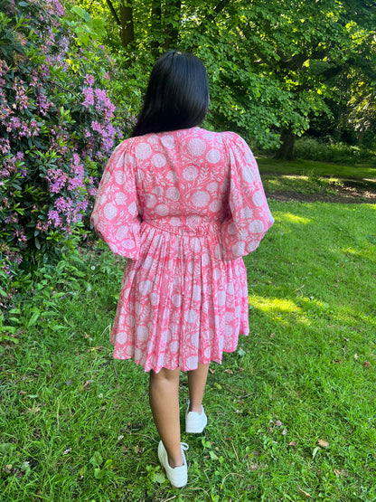 PINK SHORT DRESS