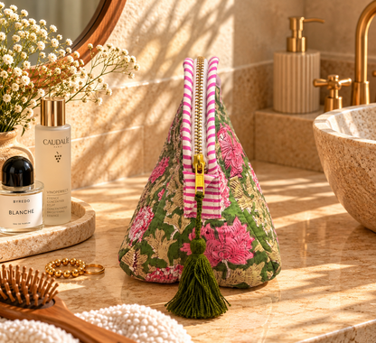 GARDEN FLORAL XL WASH BAG