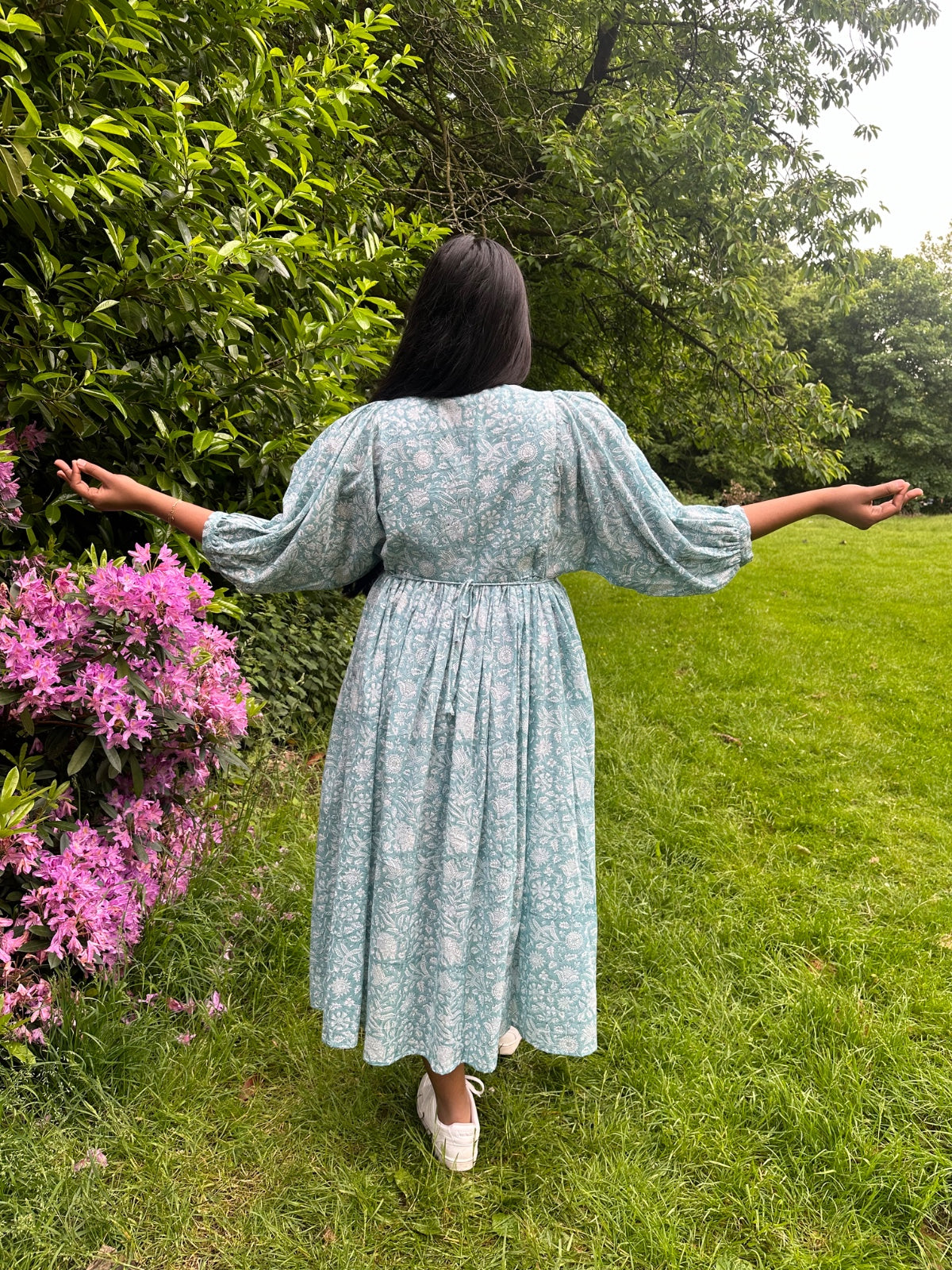 SKYBLUE COTTON DRESS